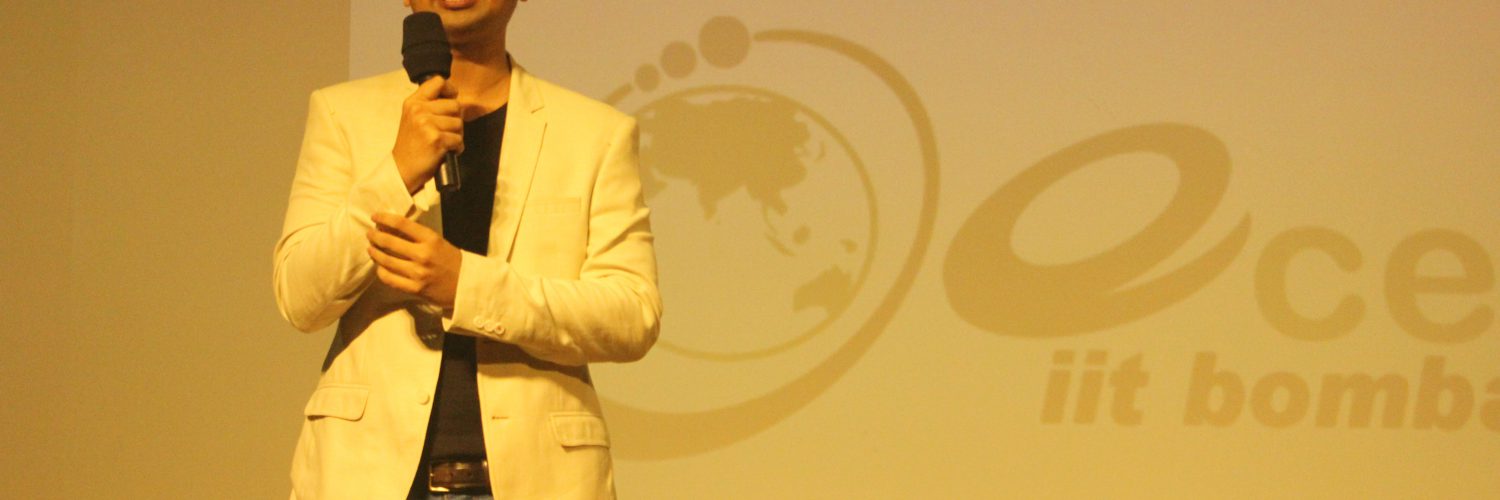 Vishwas Mudagal Speaking at IIT Bombay