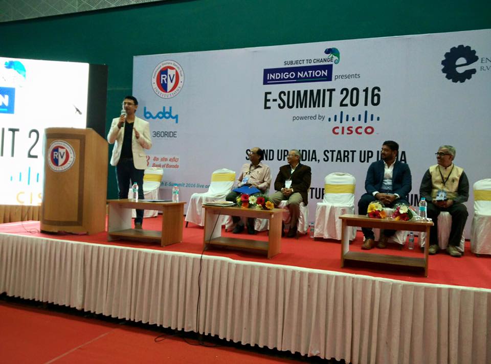 VishwasMudagal-speaking-RVCE-Entrepreneurship-summit