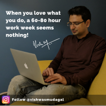 Motivational quote by Vishwas Mudagal