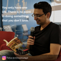 Motivational Quote by Vishwas Mudagal