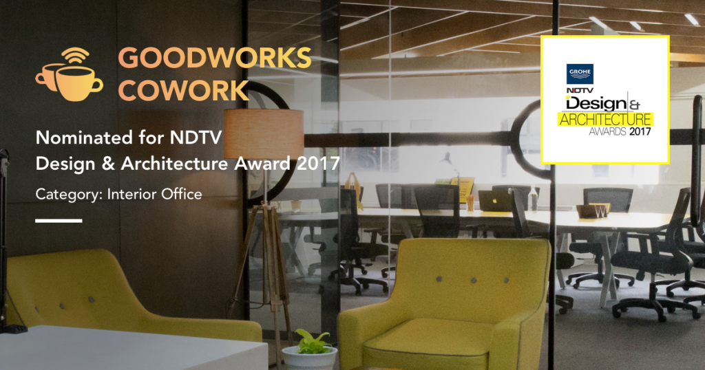 NDTV award - goodworks cowork