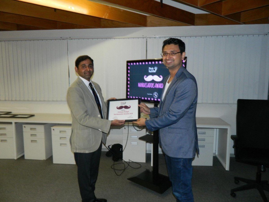 Vishwas Mudagal - winner of manambassador award