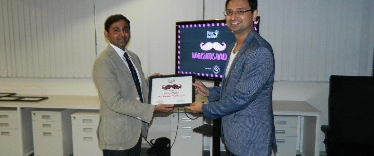 Vishwas Mudagal - winner of manambassador award