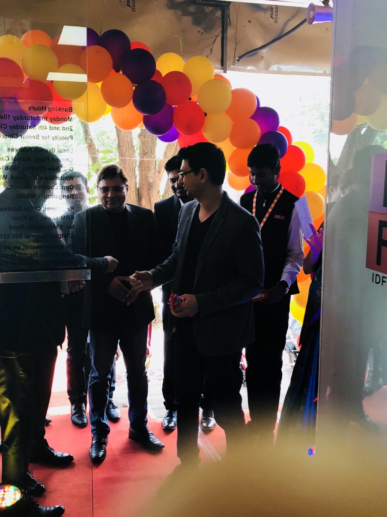 Vishwas mudagal - IDFC inauguration1