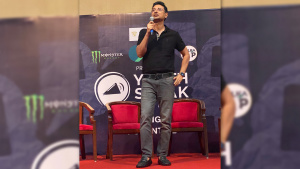 Vishwas Mudagal Inspires at AIESEC's Youth Speak Forum 2023