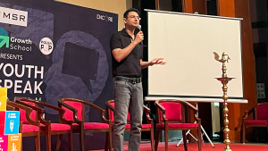 Vishwas Mudagal Inspires at AIESEC's Youth Speak Forum 2023