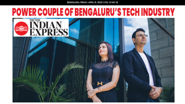 New Indian Express; The power couple of tech in Bangalore
