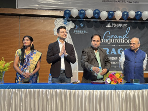 Vishwas Mudagal Inaugurates PRAGYA: A New Chapter in Entrepreneurship at Presidency University